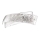 Gea Luce CAMILLA A M arg - Zidna lampa CAMILLA 4xE14/28W/230V 54 cm srebrno