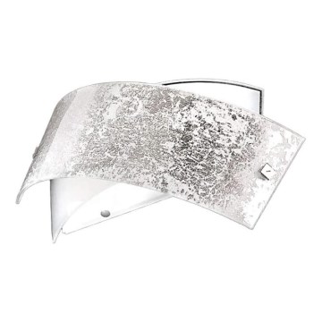 Gea Luce CAMILLA A P arg - Zidna lampa CAMILLA 2xE14/28W/230V 34 cm srebrno