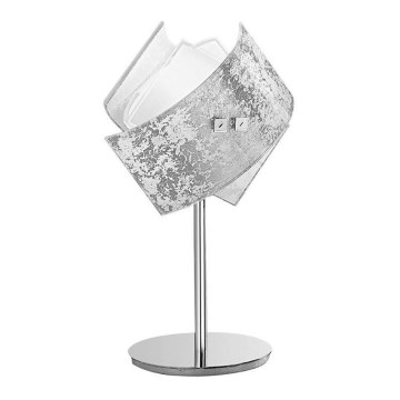 Gea Luce CAMILLA L P arg - Stona lampa CAMILLA 1xE14/42W/230V srebrno