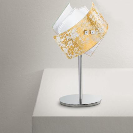 Gea Luce CAMILLA L P oro - Stona lampa CAMILLA 1xE14/42W/230V zlatna