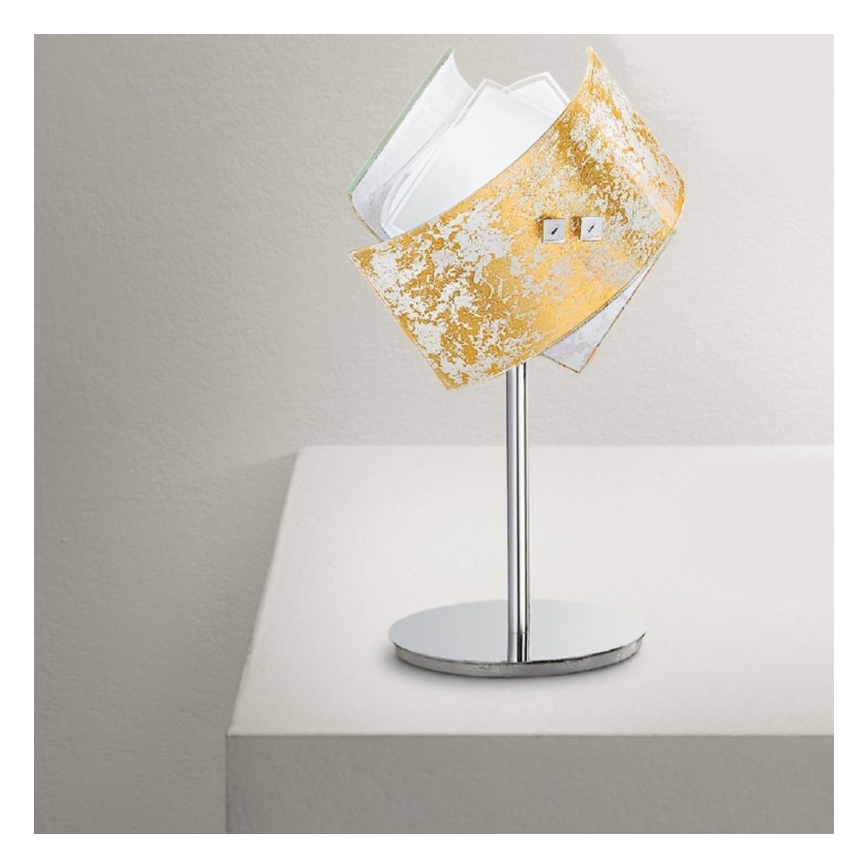 Gea Luce CAMILLA L P oro - Stona lampa CAMILLA 1xE14/42W/230V zlatna
