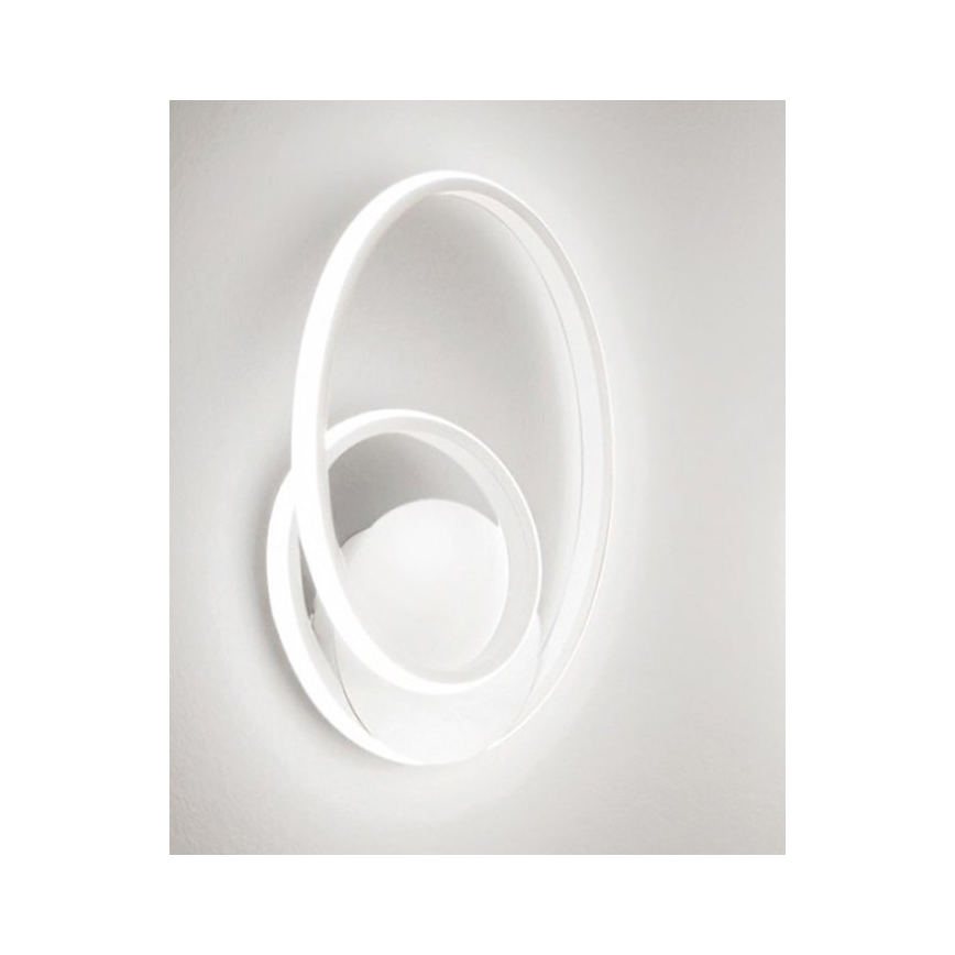 Gea Luce DIVA A BIANCO SATINATO - LED Prigušiva zidna lampa DIVA LED/20W/230V bela