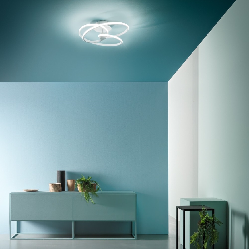 Gea Luce DIVA P P BIANCO - LED Prigušivi nadgradni luster DIVA LED/42W/230V bela