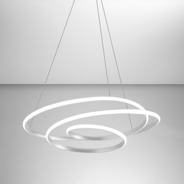 Gea Luce DIVA S G BIANCO - LED Prigušivi luster na sajli DIVA LED/44W/230V bela