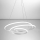 Gea Luce DIVA S G TITANIO - LED Prigušivi luster na sajli DIVA LED/44W/230V sivo
