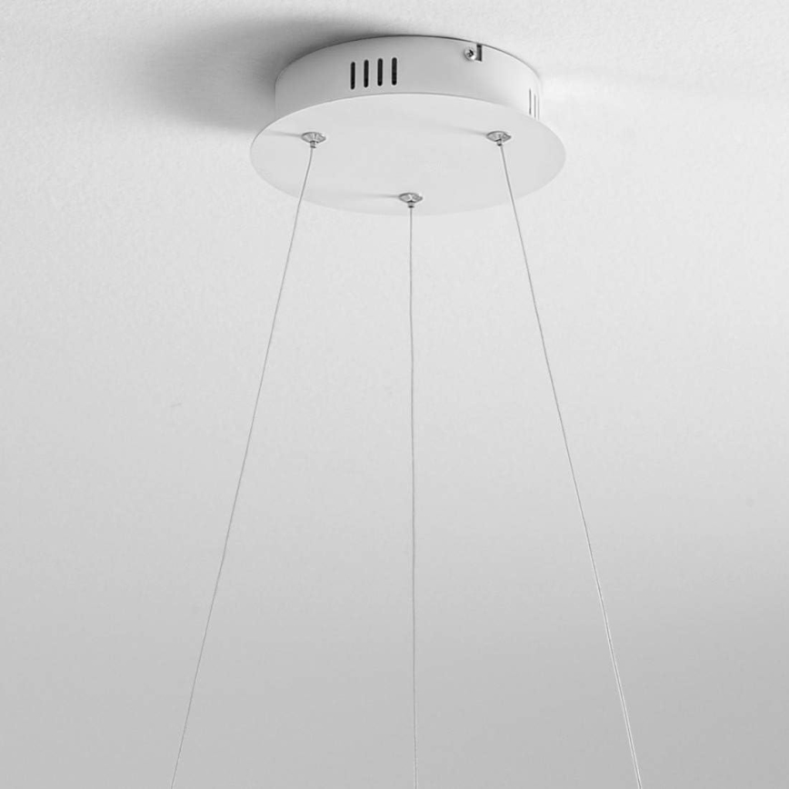 Gea Luce DIVA S G TITANIO - LED Prigušivi luster na sajli DIVA LED/44W/230V sivo