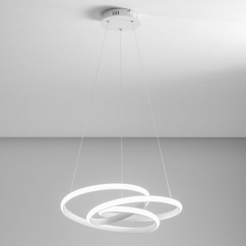 Gea Luce DIVA S P BIANCO - LED Prigušivi luster na sajli DIVA LED/43W/230V bela
