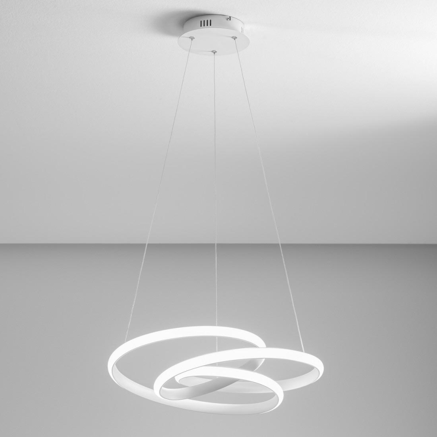 Gea Luce DIVA S P BIANCO - LED Prigušivi luster na sajli DIVA LED/43W/230V bela