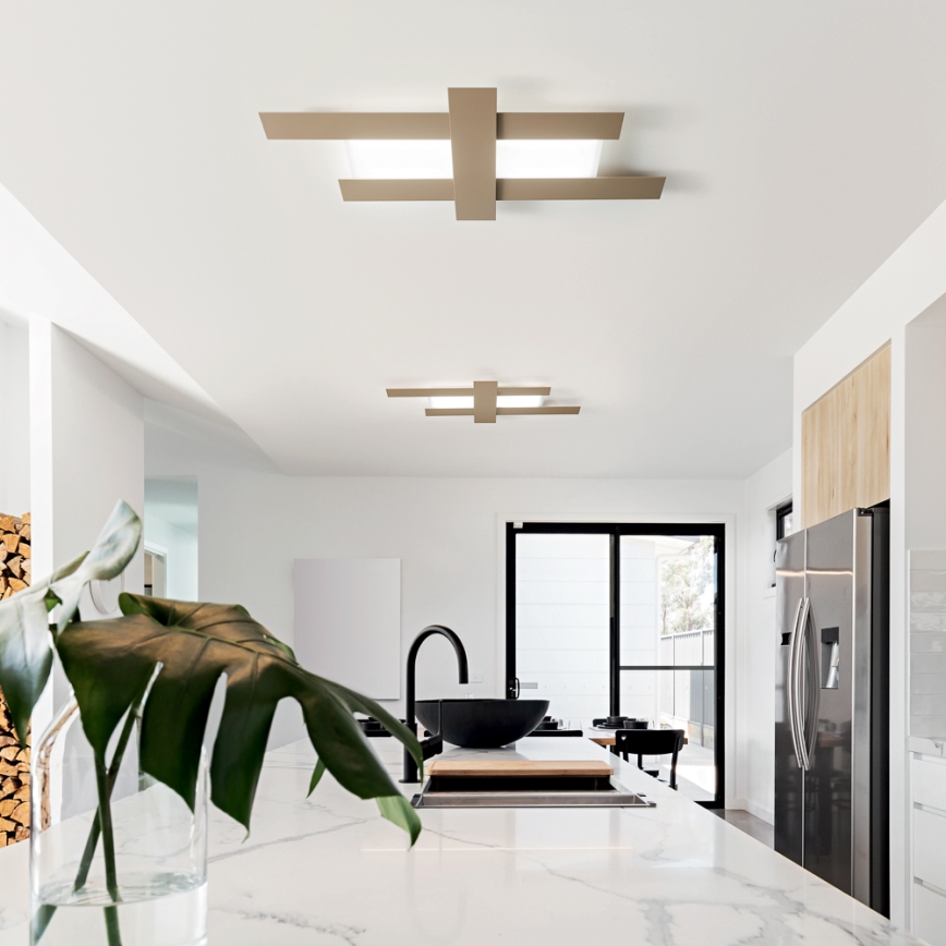Gea Luce DOHA P M T - LED Plafonjera DOHA LED/40W/230V 84 cm bež