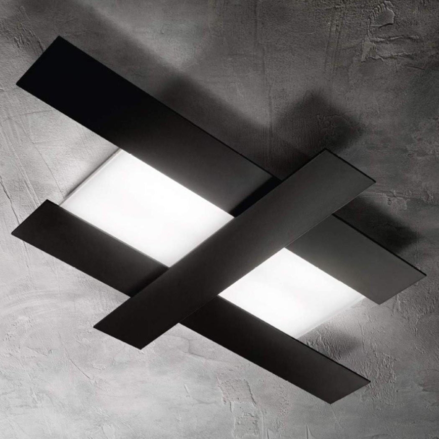 Gea Luce DOHA P P N - LED Plafonjera DOHA LED/30W/230V 65,5 cm crno