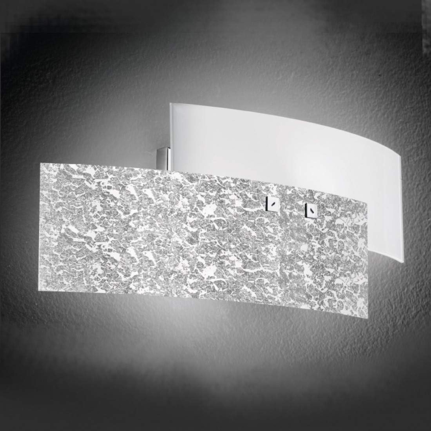 Gea Luce LARA A P arg - Zidna lampa LARA 2xE14/42W/230V srebrno