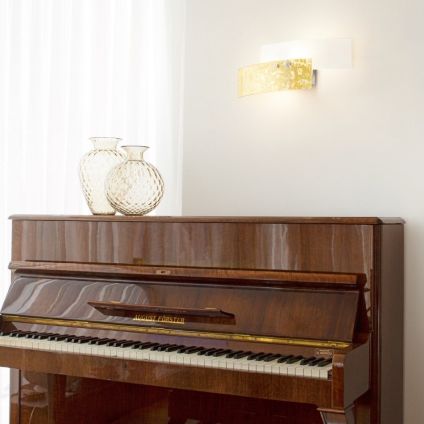 Gea Luce LARA A P oro - Zidna lampa LARA 2xE14/42W/230V zlatna
