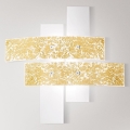Gea Luce LARA P M oro - Plafonjera LARA 2xE27/70W/230V 70 cm zlatna