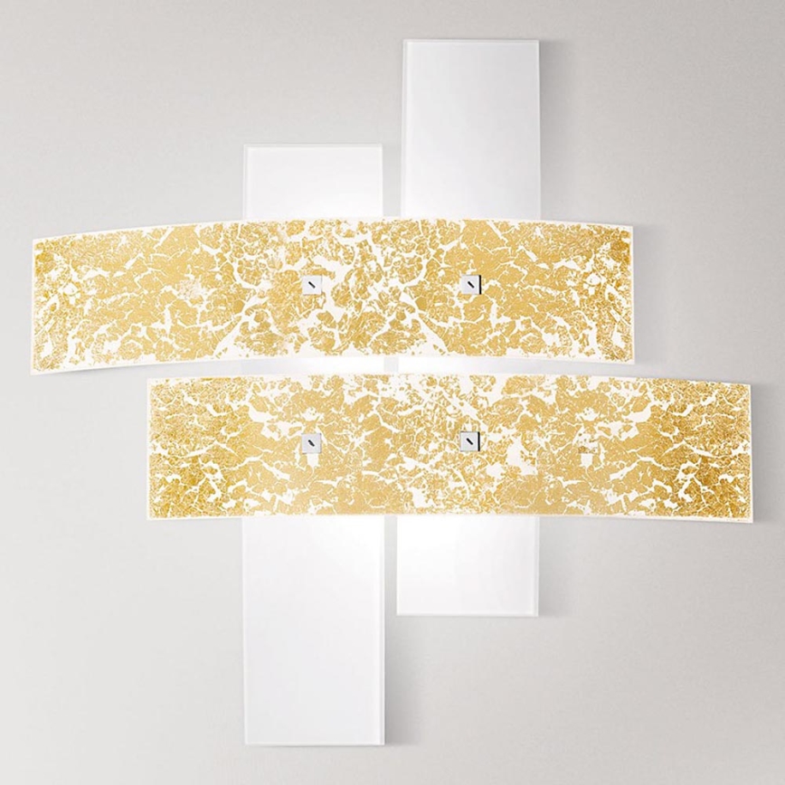 Gea Luce LARA P M oro - Plafonjera LARA 2xE27/70W/230V 70 cm zlatna