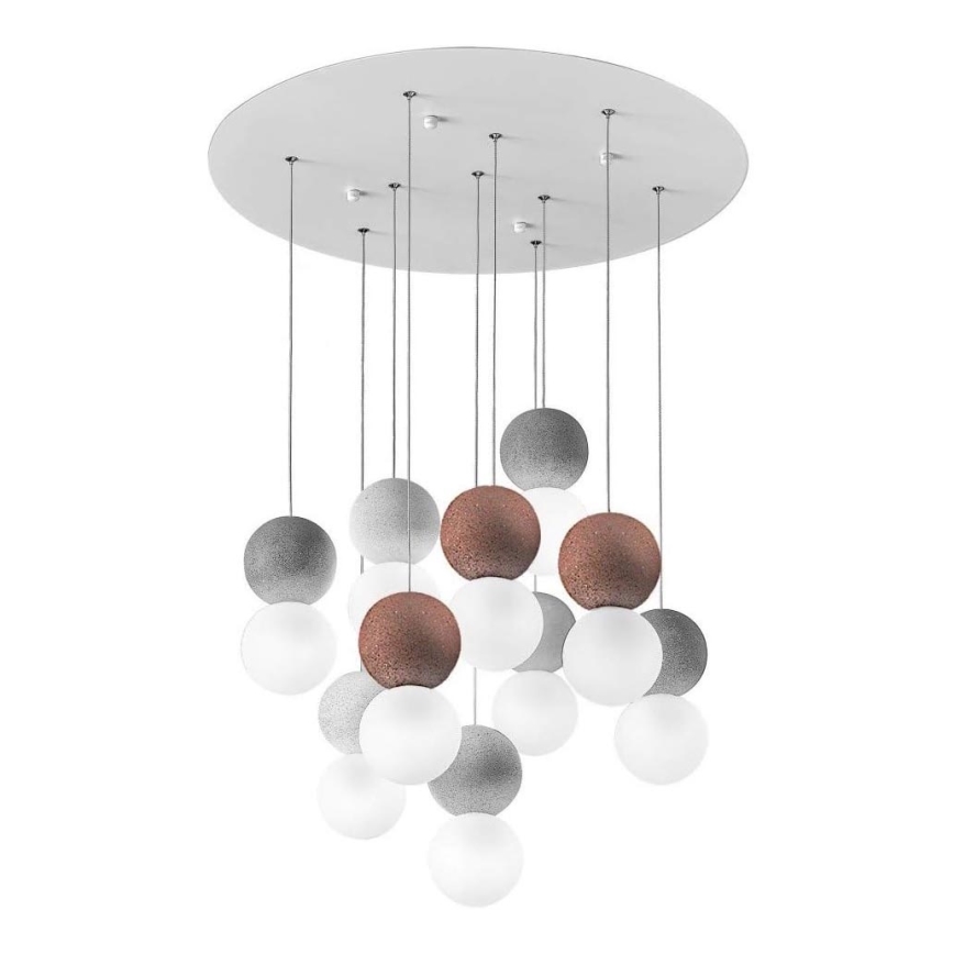 Gea Luce SFERA S10 G - Luster na sajli SFERA 10xG9/28W/230V