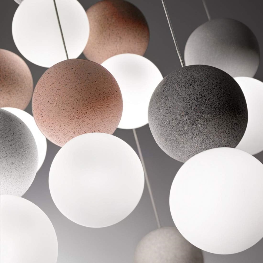 Gea Luce SFERA S10 G - Luster na sajli SFERA 10xG9/28W/230V