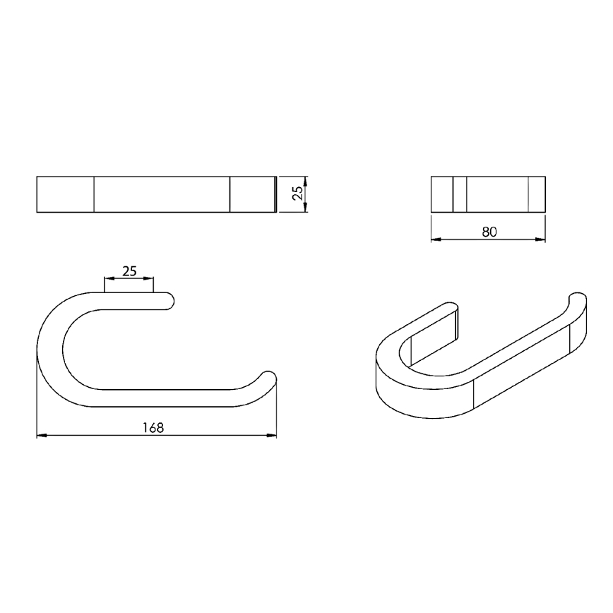 Gedy - Držač toalet papira HIMALAYA od bambusa