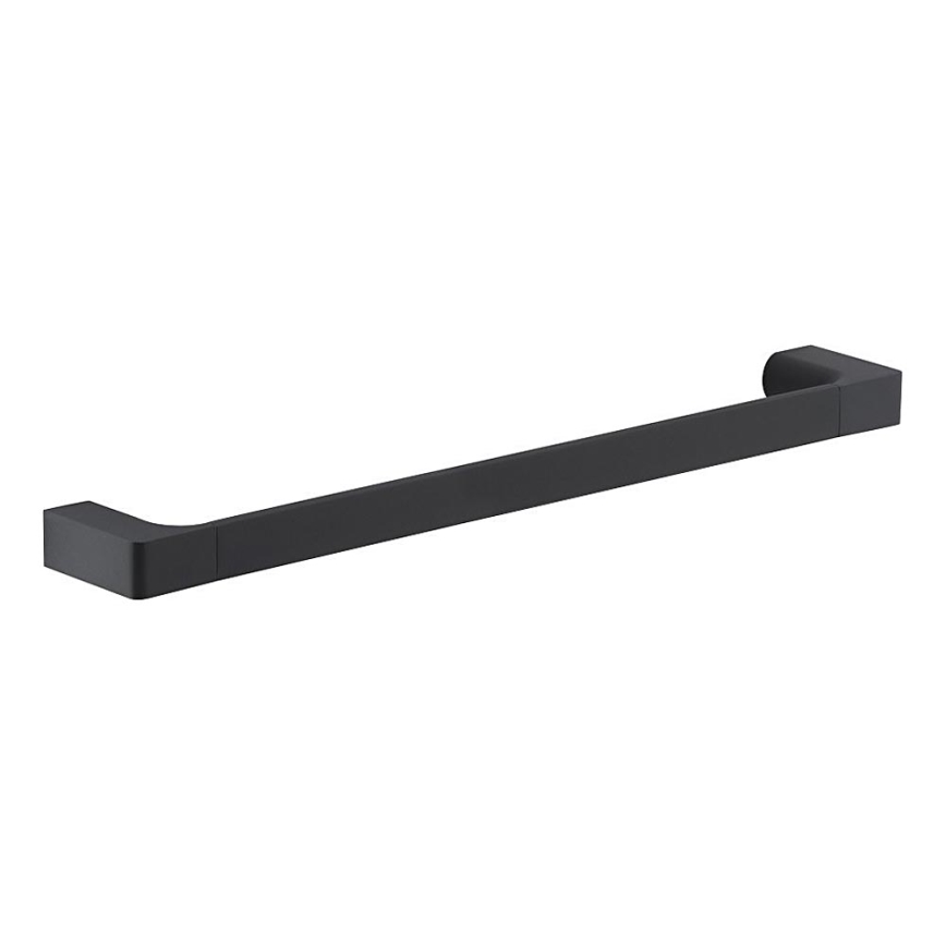 Gedy - Zidna vešalica za peškire PIRENEI 6,6x45 cm mat crna