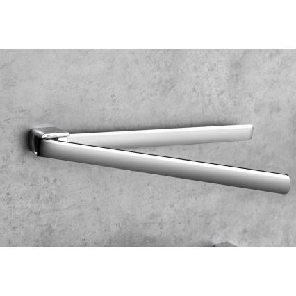 Gedy - Zidni okretni držač za peškire PIRENEI 36 cm, sjajni hrom