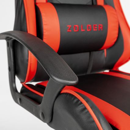 Gejmerska stolica VARR Zolder crno/crveno