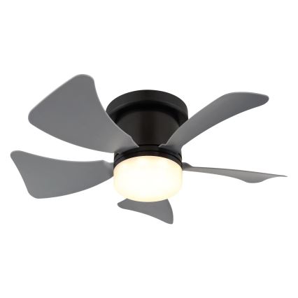 Globo - LED Prigušivi plafonski ventilator LED/10W/230V 3000-6500K sivo + Daljinski upravljač
