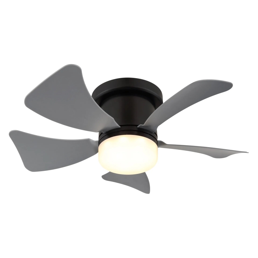 Globo - LED Prigušivi plafonski ventilator LED/10W/230V 3000-6500K sivo + Daljinski upravljač
