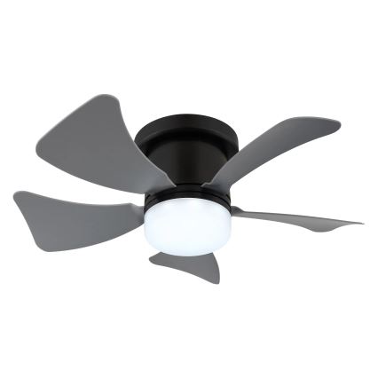 Globo - LED Prigušivi plafonski ventilator LED/10W/230V 3000-6500K sivo + Daljinski upravljač