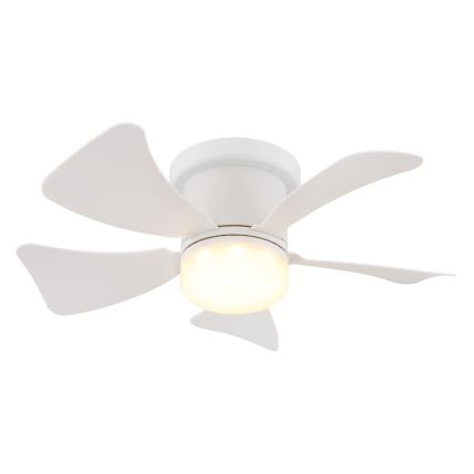 Globo - LED Prigušivi plafonski ventilator LED/10W/230V 3000-6500K bela + Daljinski upravljač