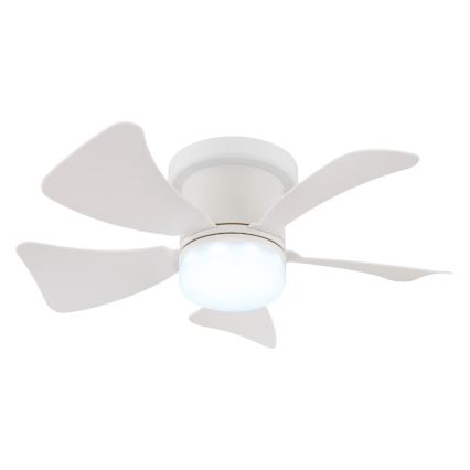 Globo - LED Prigušivi plafonski ventilator LED/10W/230V 3000-6500K bela + Daljinski upravljač