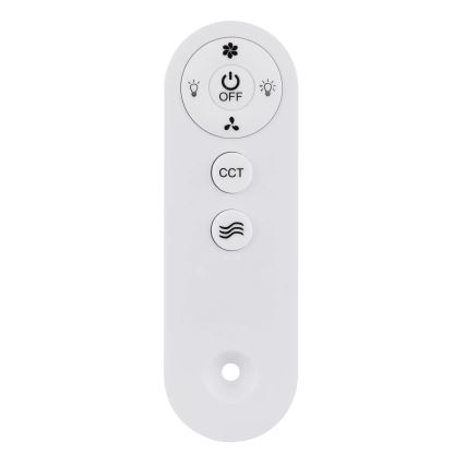 Globo - LED Prigušivi plafonski ventilator LED/10W/230V 3000-6500K bela + Daljinski upravljač