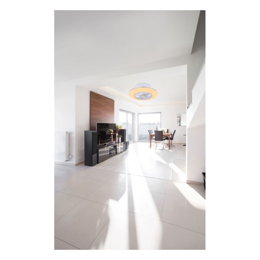 Globo - LED Prigušiva plafonjera sa ventilatorom LED/40W/230V 3000-6000K + Daljinski upravljač