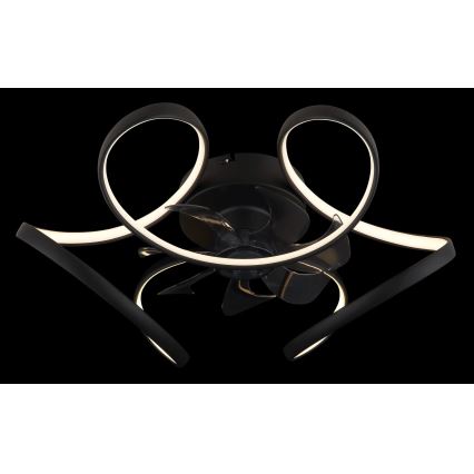 Globo - LED Prigušivi plafonski ventilator LED/40W/230V 3000-6000K + Daljinski upravljač