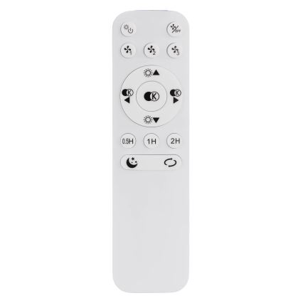 Globo - LED Prigušivi plafonski ventilator LED/40W/230V 3000-6000K + Daljinski upravljač