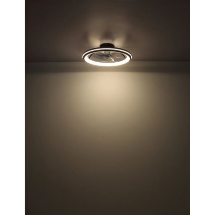 Globo - LED Prigušivi plafonski ventilator LED/40W/230V 3000-6500K + Daljinski upravljač