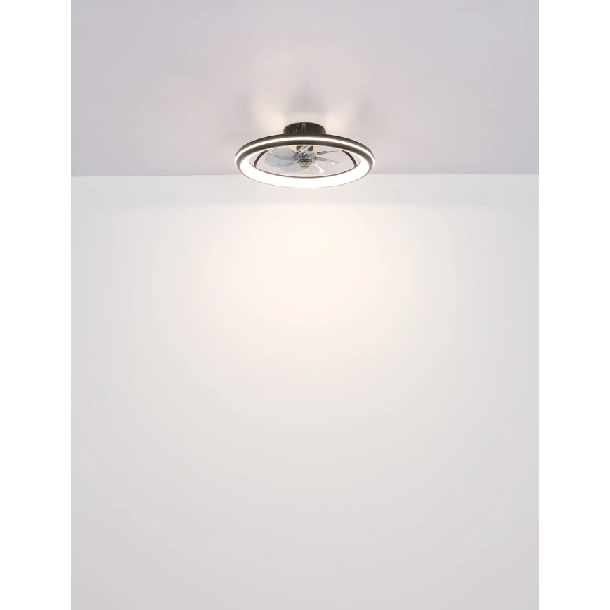 Globo - LED Prigušivi plafonski ventilator LED/40W/230V 3000-6500K + Daljinski upravljač