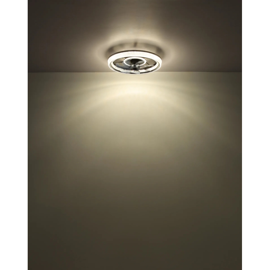 Globo - LED Prigušivi plafonski ventilator LED/30W/230V 2700-6000K + Daljinski upravljač