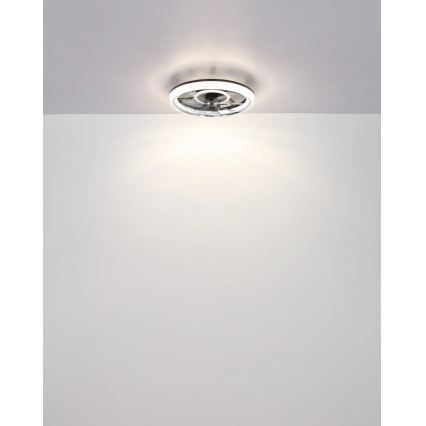 Globo - LED Prigušivi plafonski ventilator LED/30W/230V 2700-6000K + Daljinski upravljač