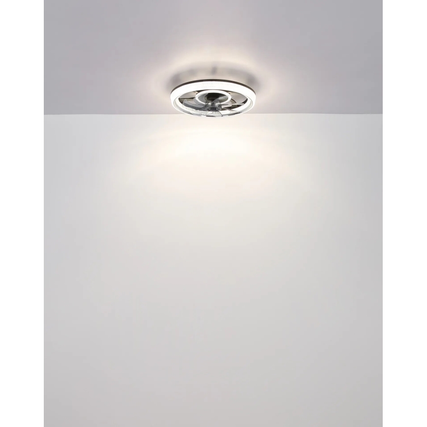 Globo - LED Prigušivi plafonski ventilator LED/30W/230V 2700-6000K + Daljinski upravljač