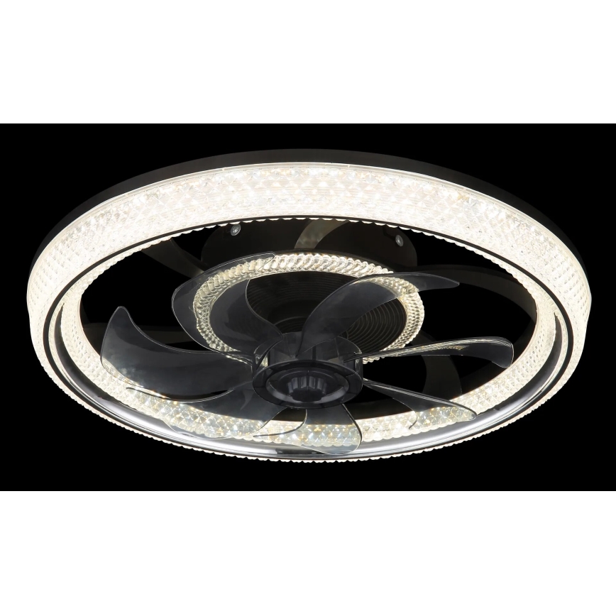 Globo - LED Prigušivi plafonski ventilator LED/30W/230V 2700-6000K + Daljinski upravljač