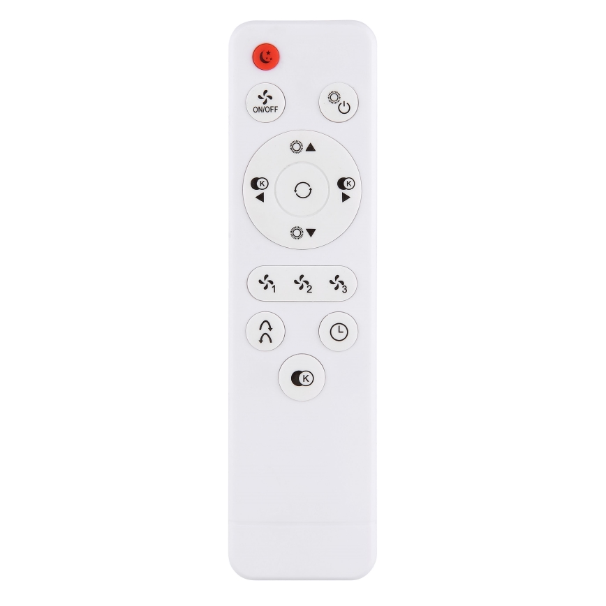 Globo - LED Prigušiva plafonjera sa ventilatorom LED/30W/230V 2700-6500K braon + Daljinski upravljač