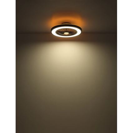 Globo - LED Prigušivi plafonski ventilator LED/45W/230V 3000-6500K + Daljinski upravljač