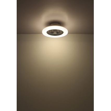 Globo - LED Prigušivi plafonski ventilator LED/40W/230V 3000-6500K + Daljinski upravljač
