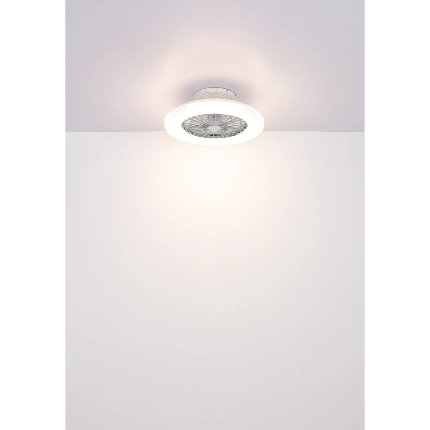 Globo - LED Prigušivi plafonski ventilator LED/40W/230V 3000-6500K + Daljinski upravljač