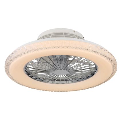 Globo - LED Prigušivi plafonski ventilator LED/40W/230V 3000-6500K + Daljinski upravljač