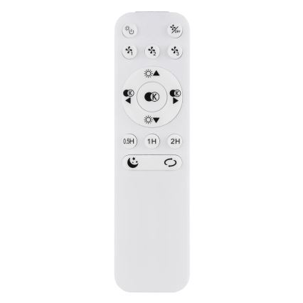 Globo - LED Prigušivi plafonski ventilator LED/40W/230V 3000-6500K + Daljinski upravljač