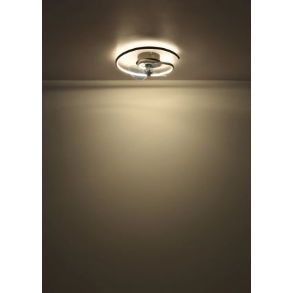 Globo - LED Prigušivi plafonski ventilator LED/30W/230V 2700-6500K + Daljinski upravljač