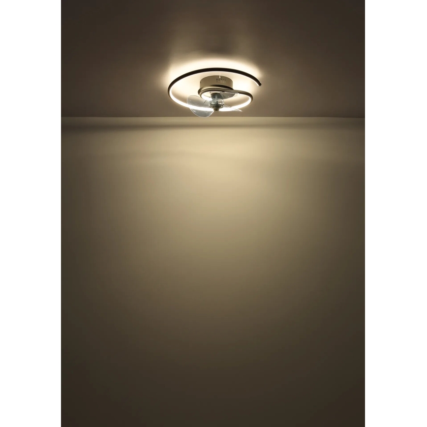 Globo - LED Prigušivi plafonski ventilator LED/30W/230V 2700-6500K + Daljinski upravljač