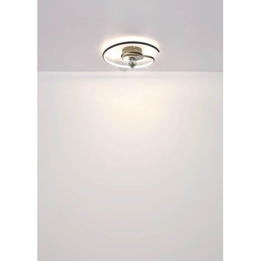 Globo - LED Prigušivi plafonski ventilator LED/30W/230V 2700-6500K + Daljinski upravljač