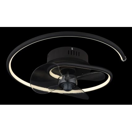 Globo - LED Prigušivi plafonski ventilator LED/30W/230V 2700-6500K + Daljinski upravljač