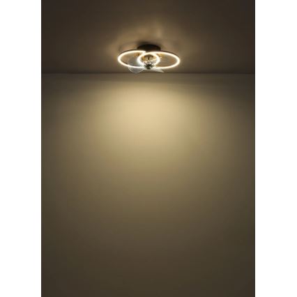 Globo - LED Prigušivi plafonski ventilator LED/24W/230V 2700-6500K + Daljinski upravljač
